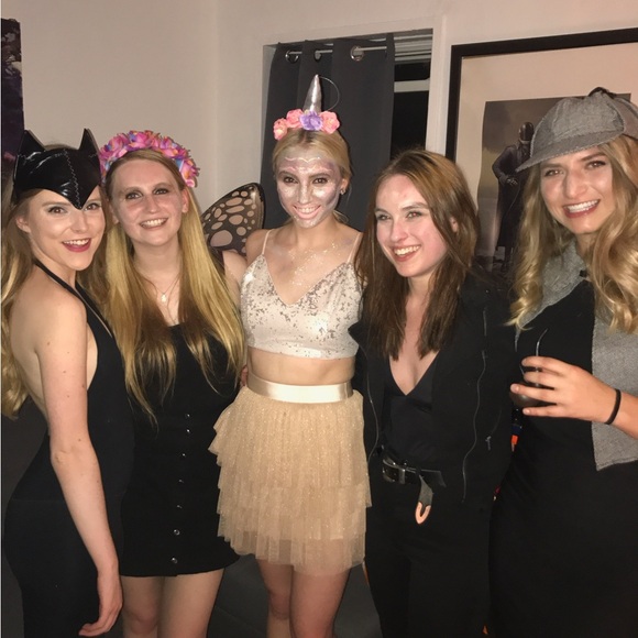 Pink and Gold Tulle Shimmer Skirt - Picture 5 of 9